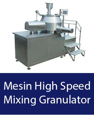 mesin high speed mixing granulator