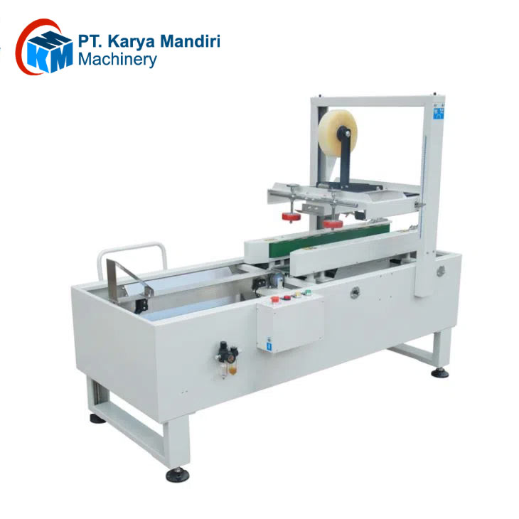 Automatic Bottom Flap Carton Sealer (DZF-5050A) - Karya Mandiri Machinery